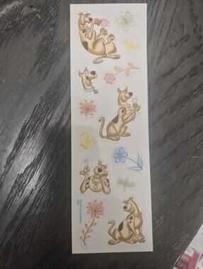 Scooby-Doo Brown Character Sticker Sheet for Home Office